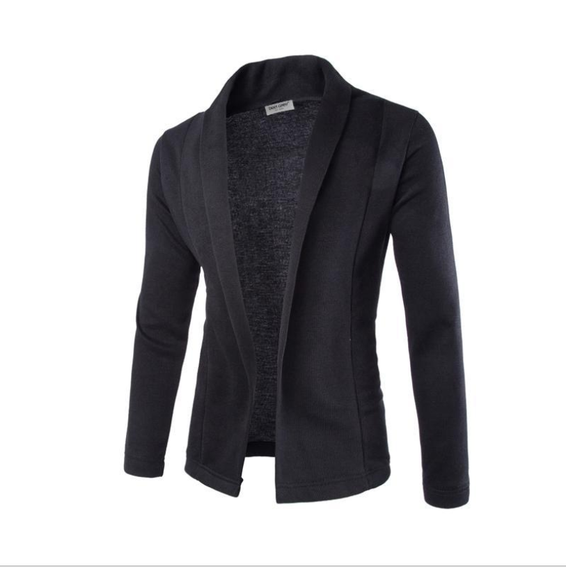 Foreign trade new foreign trade simple cardigan Slim sweater coat male V-neck sweater cardigan fashion casual Q830