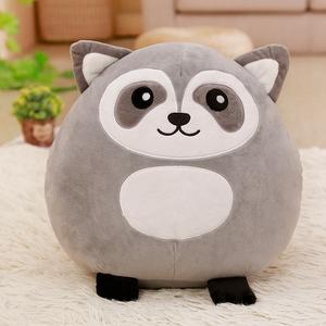 Round Animal Soft Stuffed Plush Pillow Cushion Toy