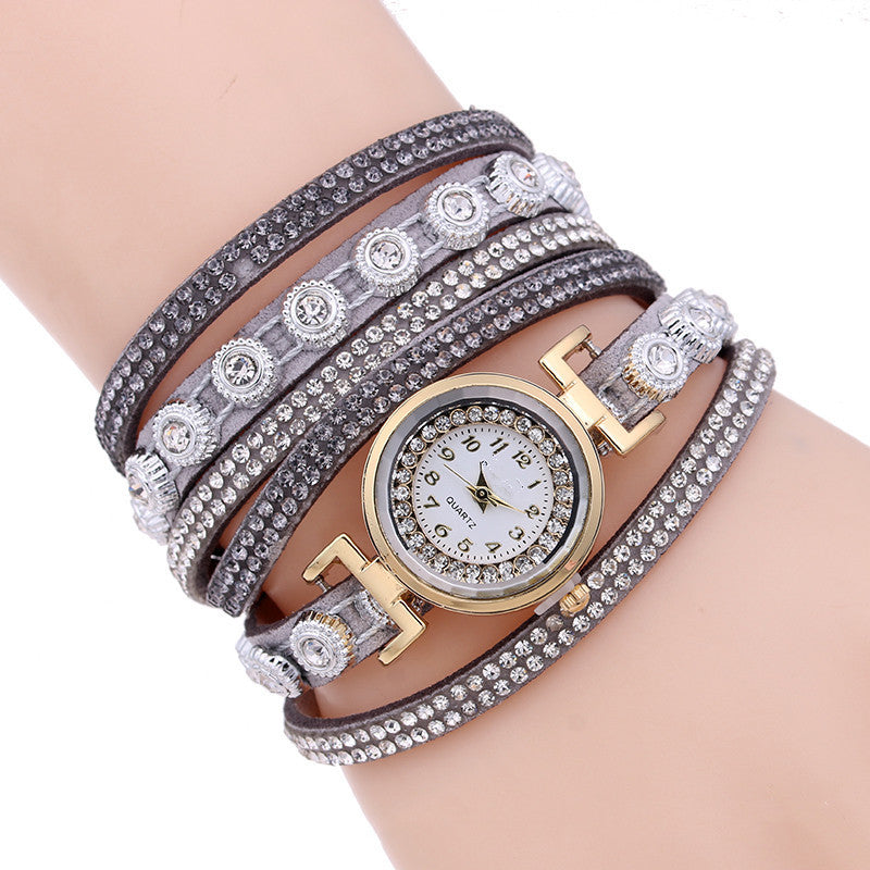 Circle bracelet watch for women