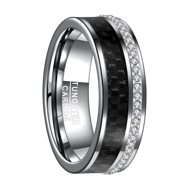 Tungsten carbide ring For women