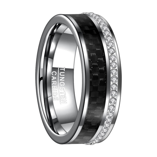 Tungsten carbide ring For women