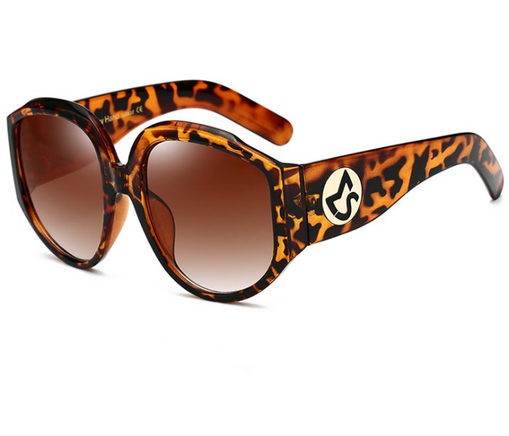 2021 New Arrival Oversize Women Round Sun Glasses Fashion Ladies Olive Frames Glasses