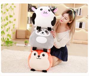 Round Animal Soft Stuffed Plush Pillow Cushion Toy