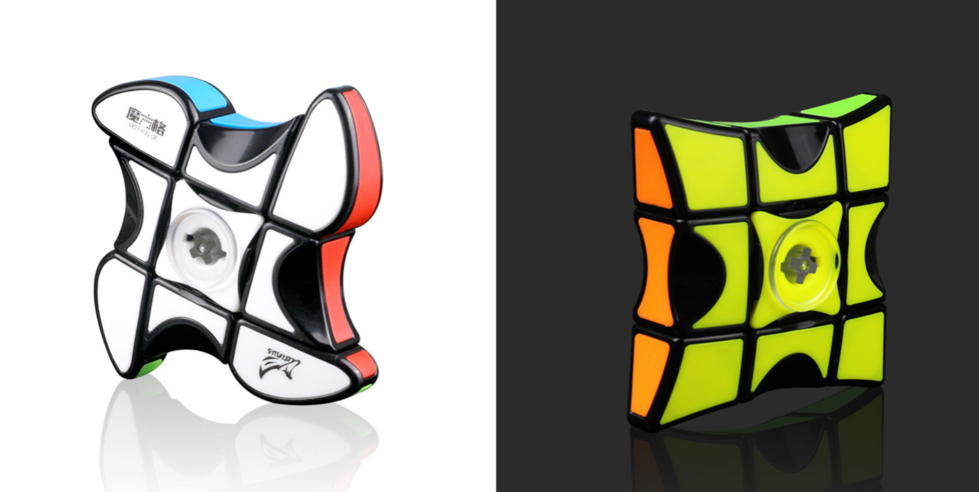 Rotating Fingertip Gyro Rubik's Cube 5.8cm Finger Decompression Toy