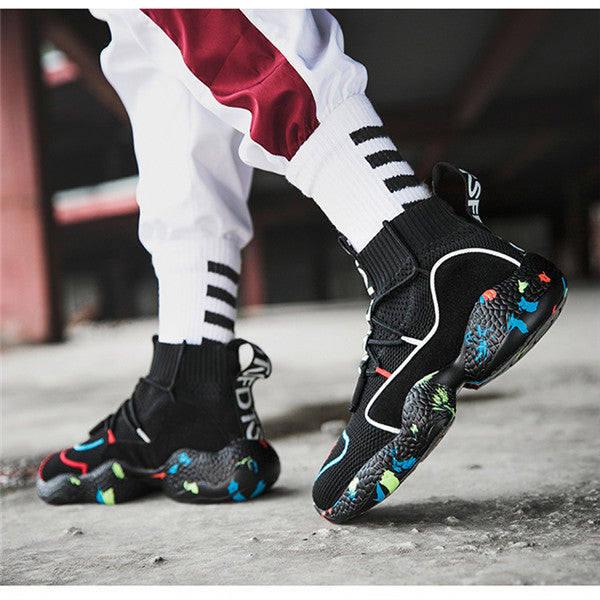 Camouflage socks shoes