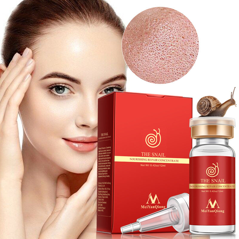 Beauty Qiong Snail Nourishing and Repairing Liquid 12ml Skin Care Serum( 2 Pcs)