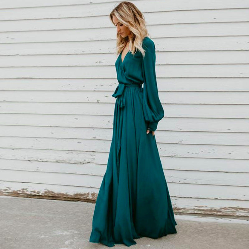 Long skirt with sleeves