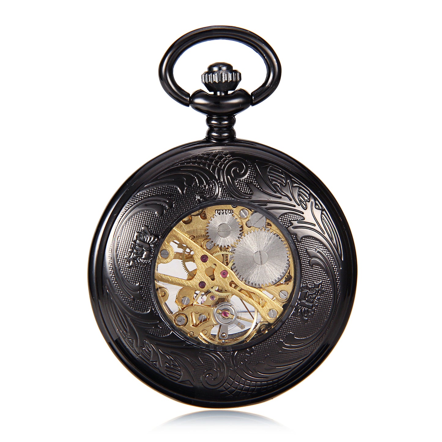 Creative Fashion Trend Wind-winding Mechanical Pocket Watch