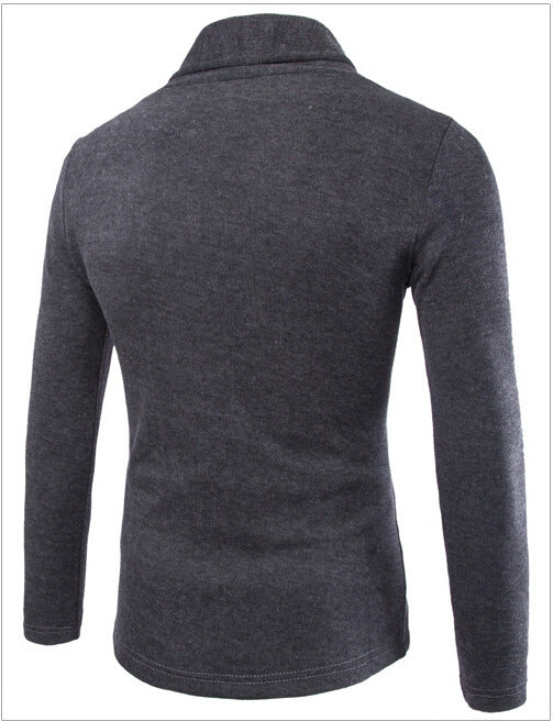 Foreign trade new foreign trade simple cardigan Slim sweater coat male V-neck sweater cardigan fashion casual Q830