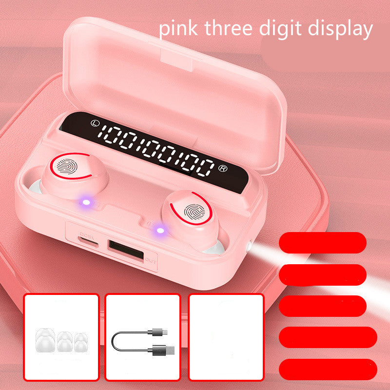 Bluetooth Wireless Headphones with Mics Sport Waterproof TWS Bluetooth Earphones Touch Control