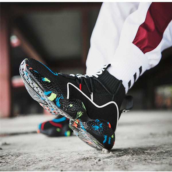 Camouflage socks shoes