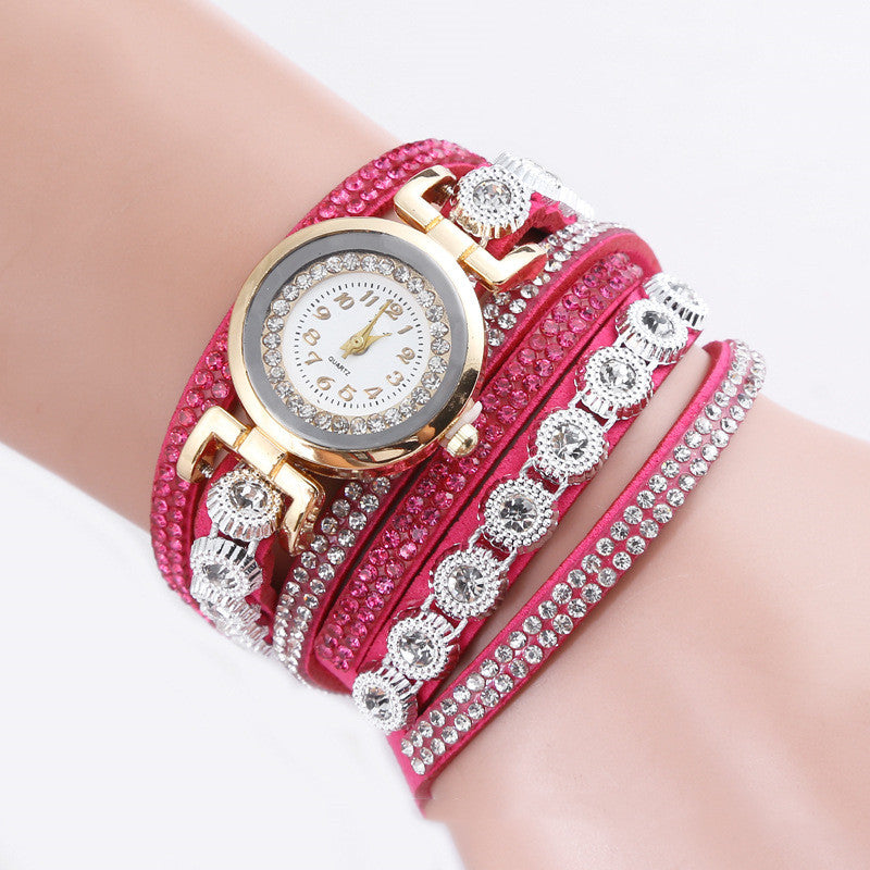 Circle bracelet watch for women