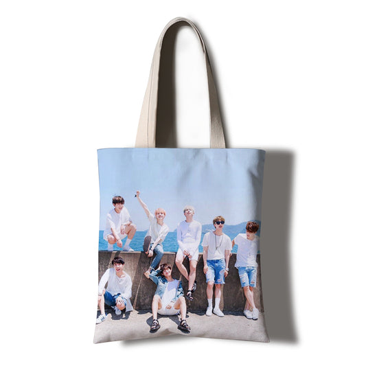 Handbag student letter art travel tutorial bag