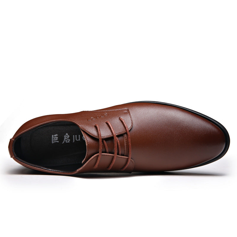 Classic casual British men's formal business leather shoes wedding shoes