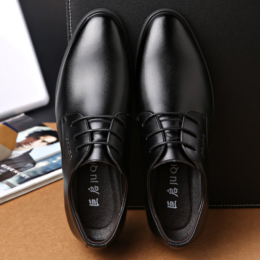 Classic casual British men's formal business leather shoes wedding shoes