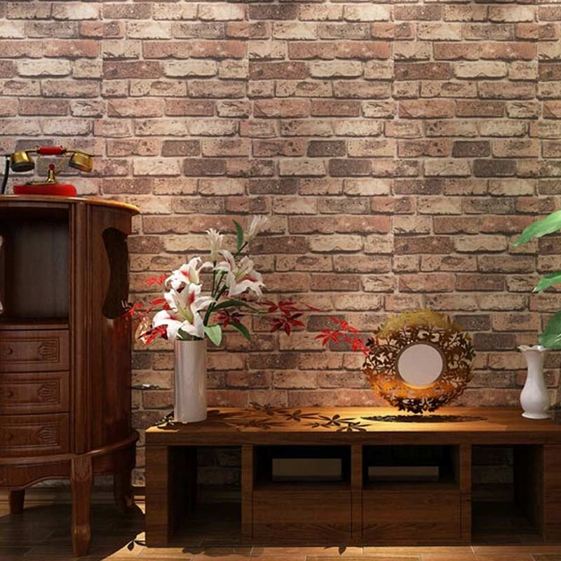 Imitation brick pattern brick wallpaper
