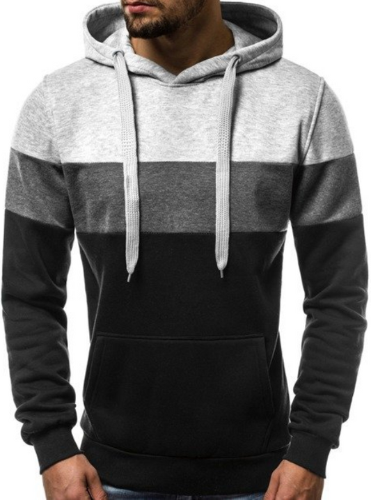 Patchwork hoodie sweatshirt