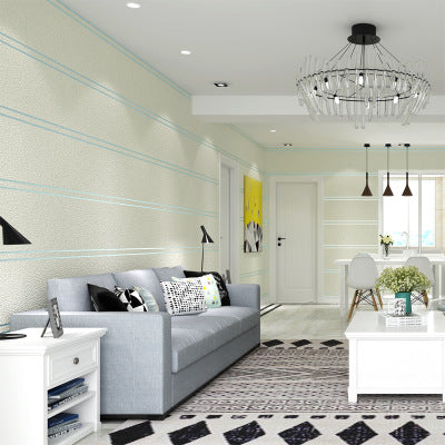 Striped wallpaper non-woven fabric for home and office