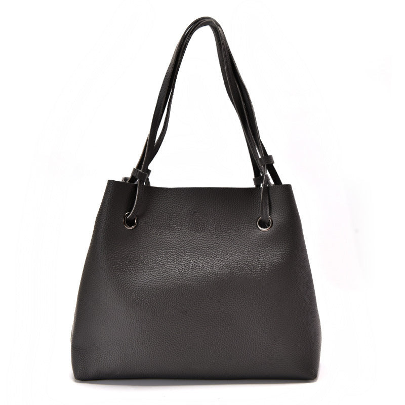 Picture two piece bag new spring and summer 2021 Korean fashion embossed single shoulder bag hand raisins mother bag bag