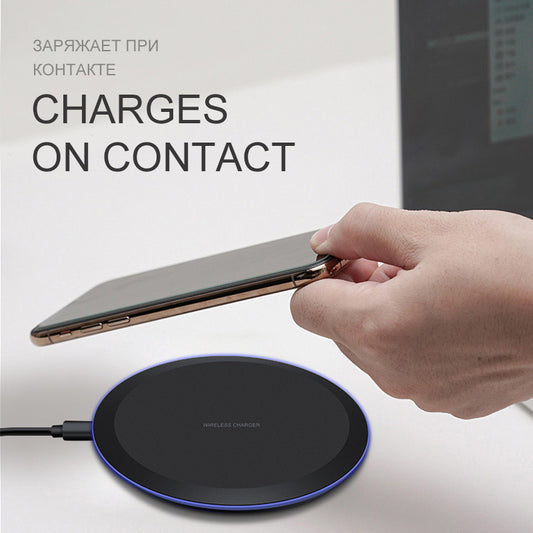 10W/ 5W USB Fast Wireless Phone Charger