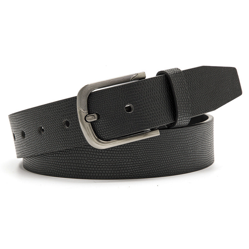 Men's Alloy Pin Buckle Decorative Denim Belt