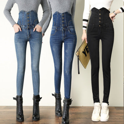 High waist jeans for women