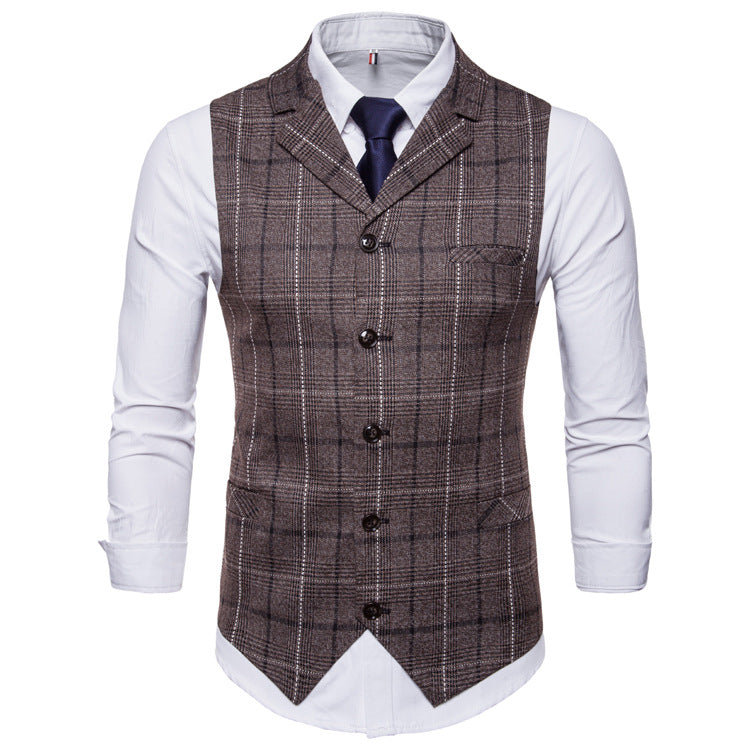 Men's casual striped vest