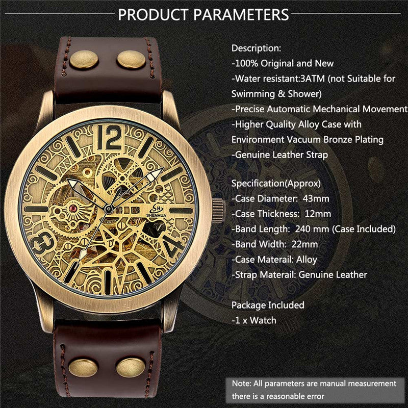 Hollow mechanical watch