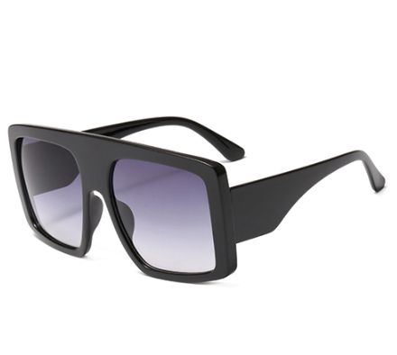 Sunglasses fashion PC big box square color box sunglasses personality legs decorative glasses