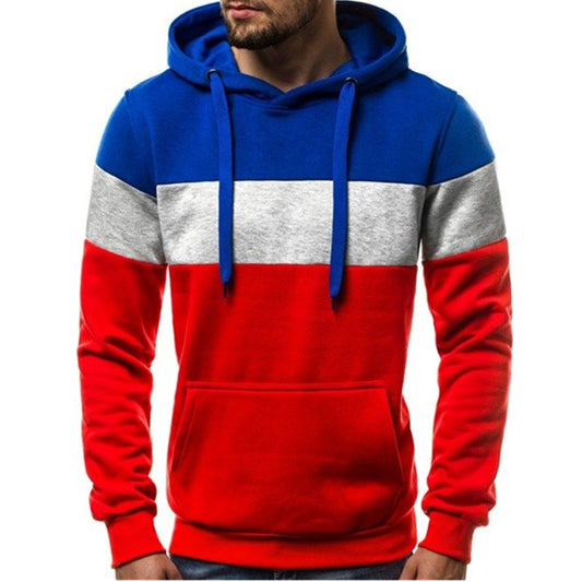 Patchwork hoodie sweatshirt