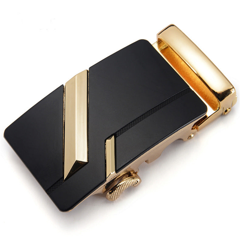 Men's automatic buckle alloy metal buckle