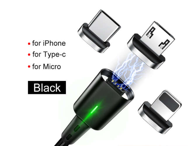 Compatible with Apple , 3A magnetic USB charging cable is suitable