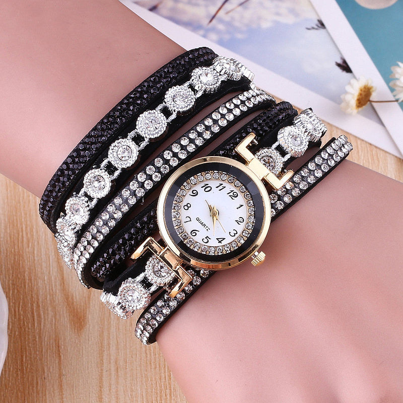 Circle bracelet watch for women