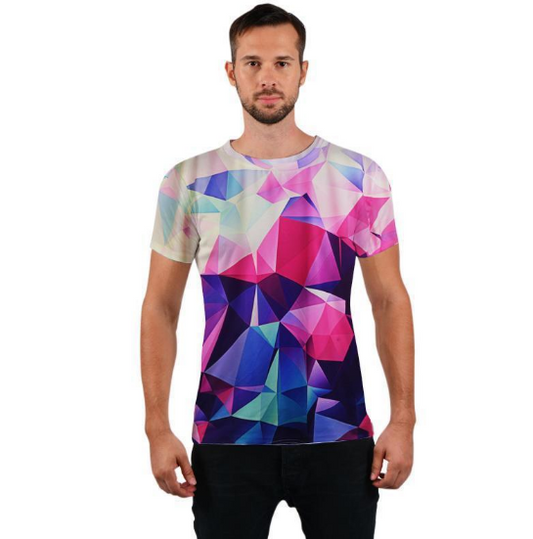 Color Blocks 3D Printed T-Shirt