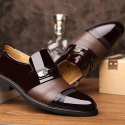 Men Business casual formal shoes