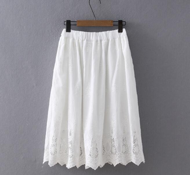 Hollow lace skirt for women