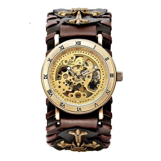 Leisure hollow mechanical watch