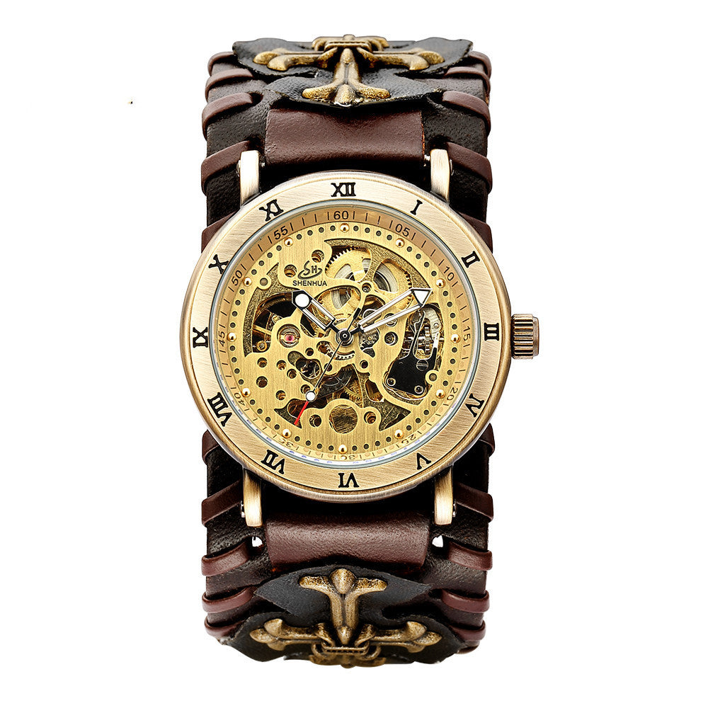 Leisure hollow mechanical watch