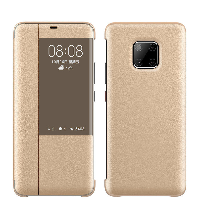 Luxury Window View Smart Flip Case For  Mate 9 10 20 Pro