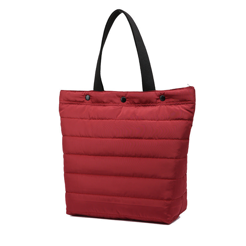 Korean Fashion Down Space Cotton Waterproof Big Bag