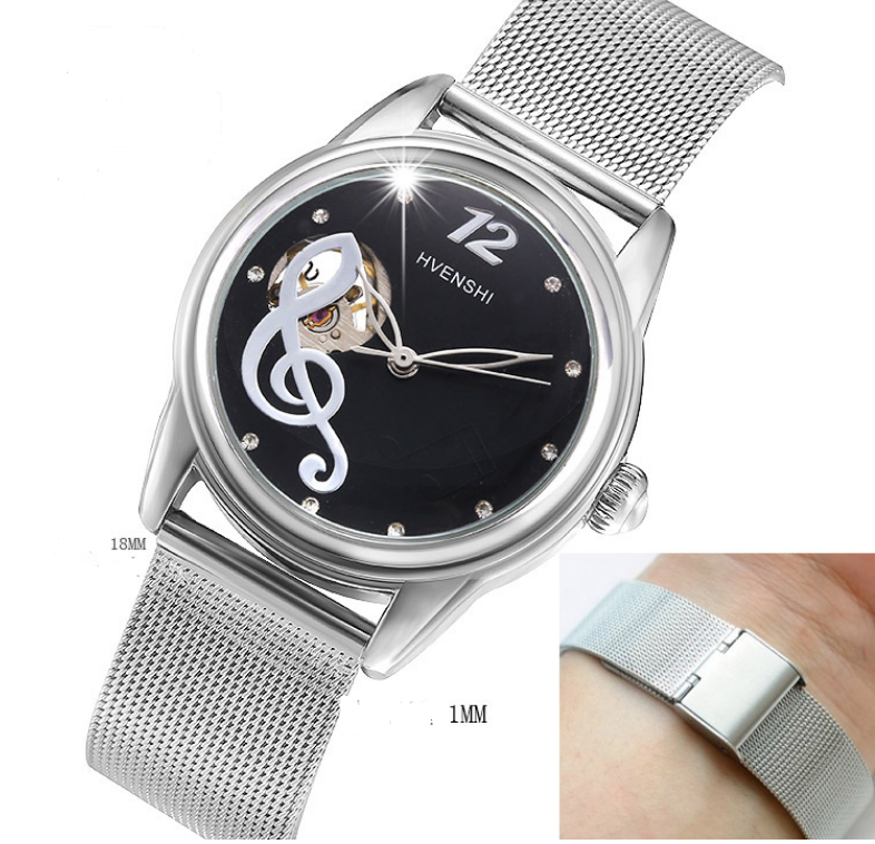Full Automatic Business Waterproof Couple Watch For Women