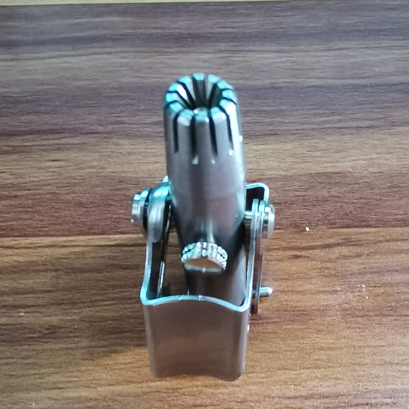 Stainless Steel Body Washing Mechanical Manual Nose Hair Trimmer