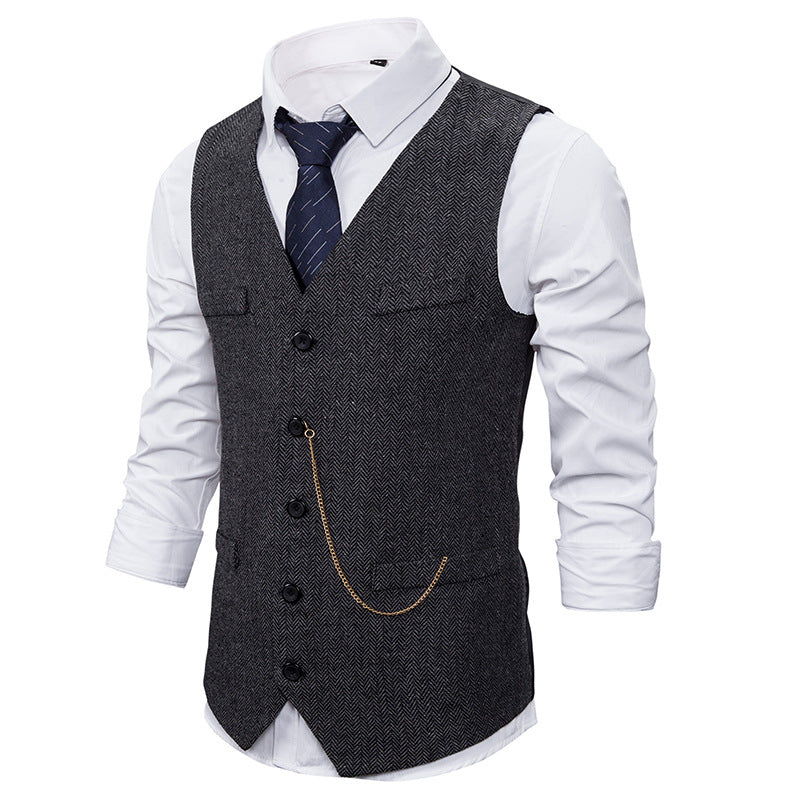 Men's suit waistcoat
