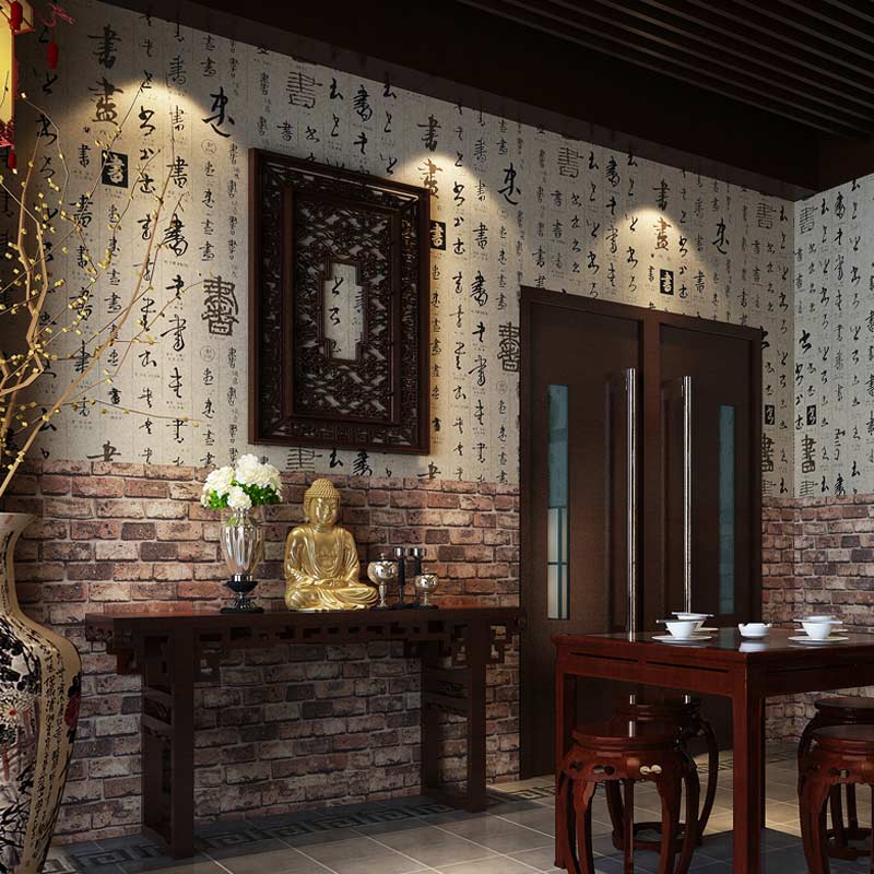 Imitation brick pattern brick wallpaper