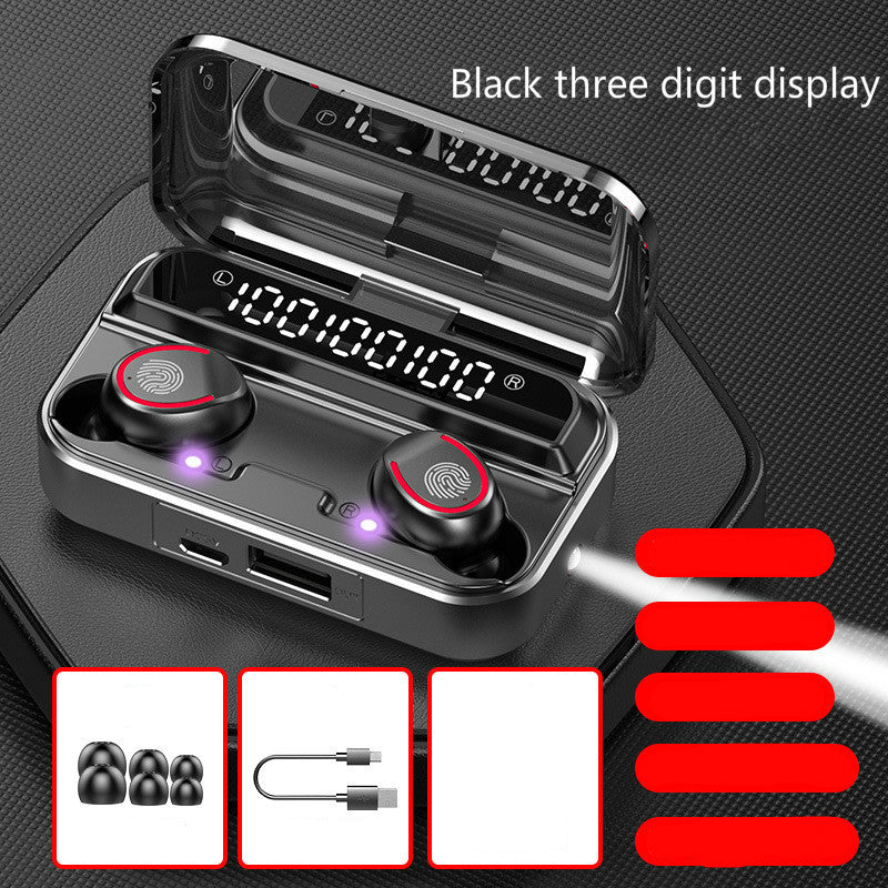 Bluetooth Wireless Headphones with Mics Sport Waterproof TWS Bluetooth Earphones Touch Control