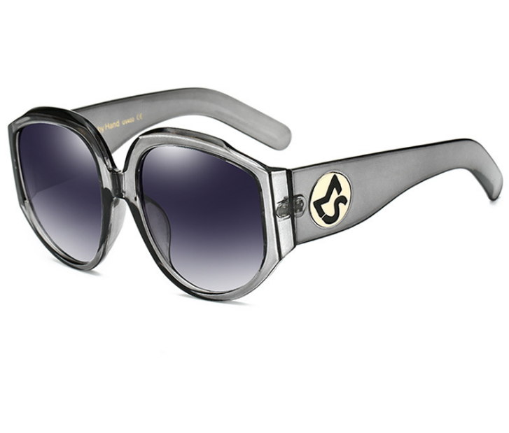 2021 New Arrival Oversize Women Round Sun Glasses Fashion Ladies Olive Frames Glasses