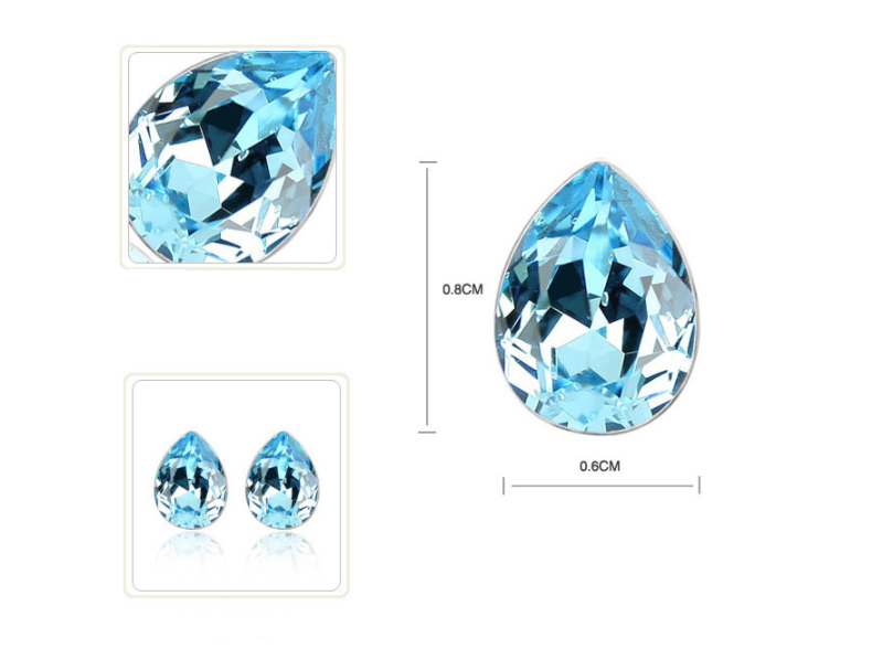 Creative Alloy Jewelry Set Necklace Ear Pin Bracelet For Women