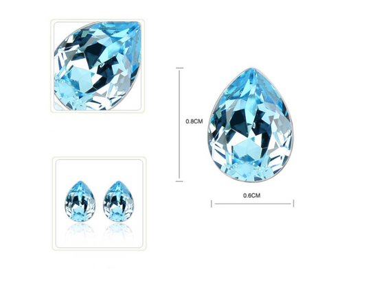 Creative Alloy Jewelry Set Necklace Ear Pin Bracelet For Women