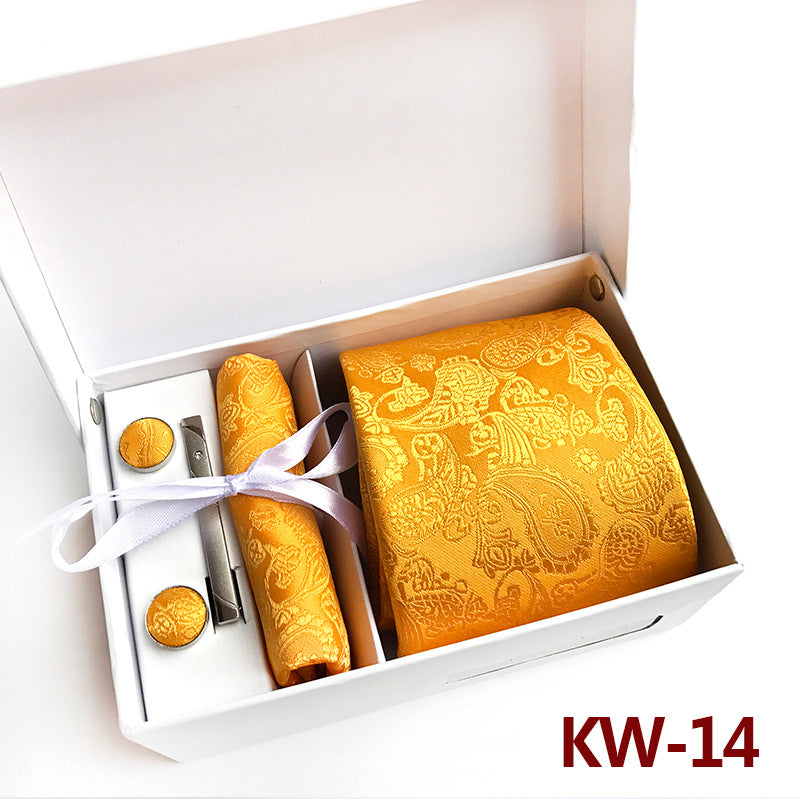 Men's Tie Gift Box 6 Piece Business Suit