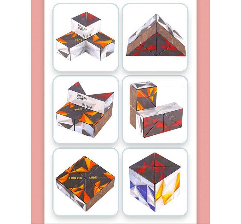 Three Dimensional Infinite Magic Cube Geometry